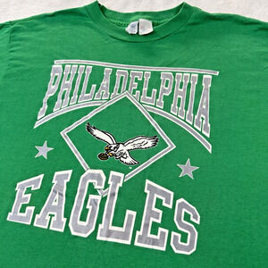 Vintage PHILADELPHIA EAGLES FOOTBALL T-SHIRT Womens Size Large